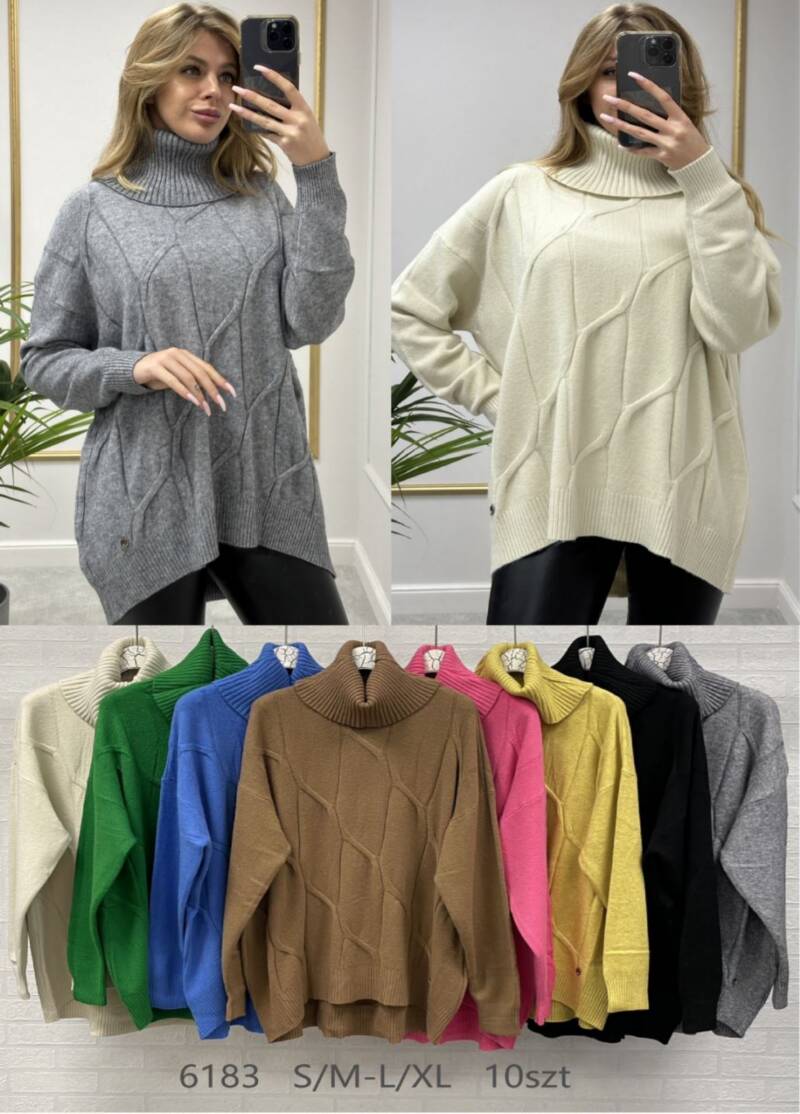 Swetry damskie Roz S/M-L/XL, Mix Kolor .Paczka 10 szt
